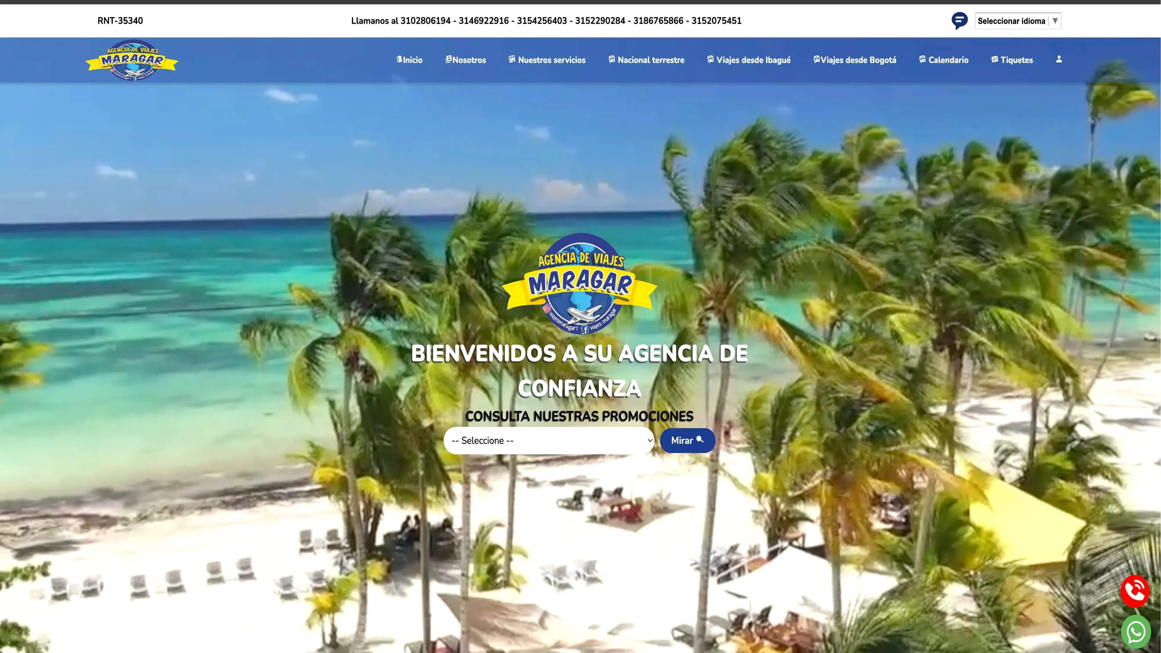 genesis travel - criforbits, páginas web ibagué